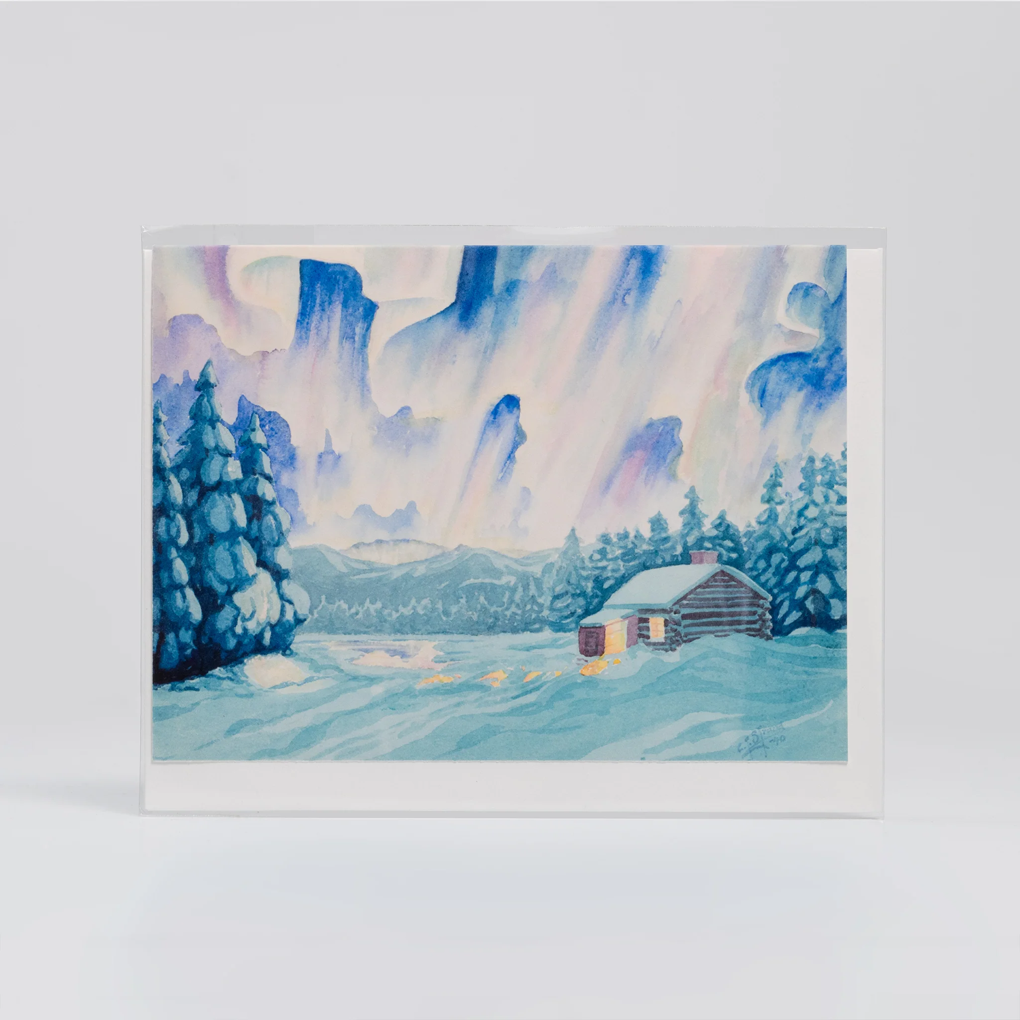 Aurora Borealis By Carl Strand – Vesterheim Collection Card
