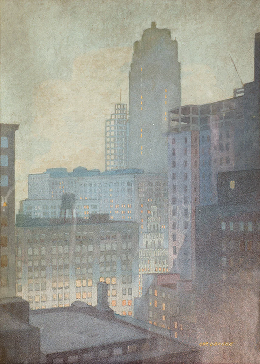 Giclée Print From Vesterheim’s Collections – Chicago by Christian Bagge