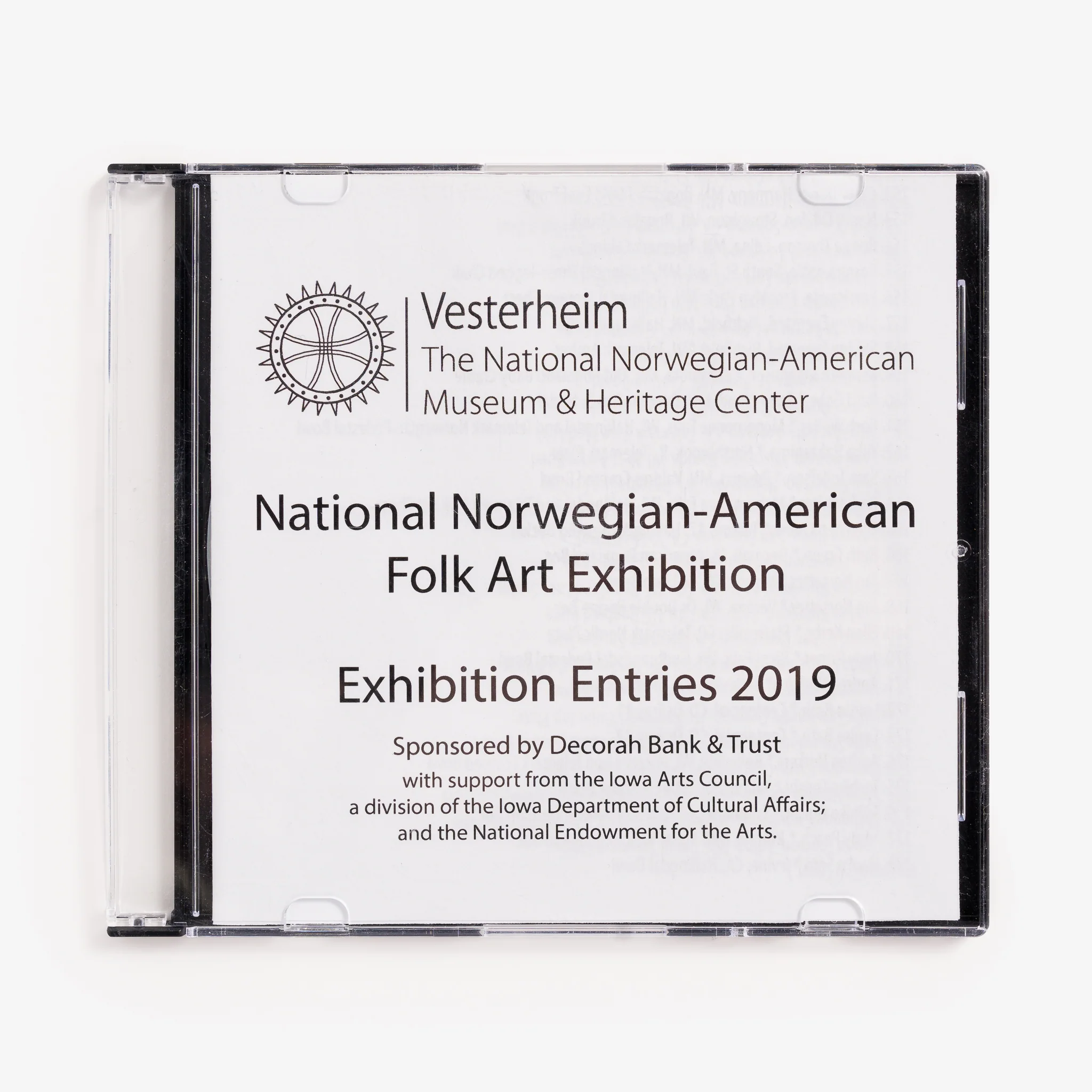 2019 National Norwegian-American Folk Art Exhibition – CD of Images