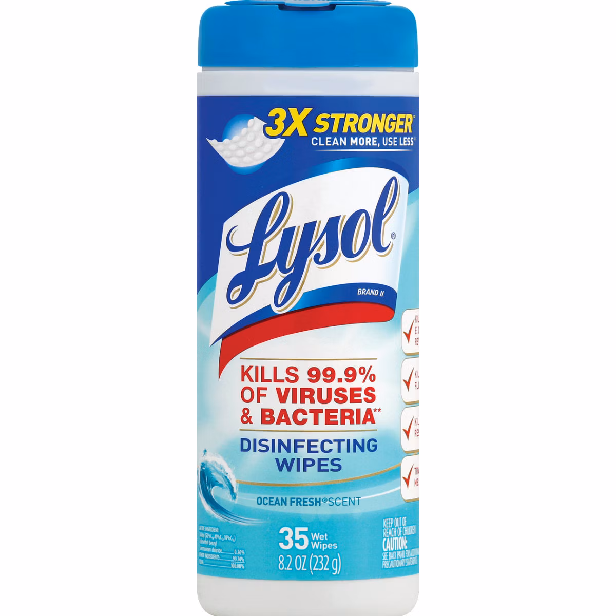 Lysol Ocean Fresh Disinfecting Wipes (35-Count)