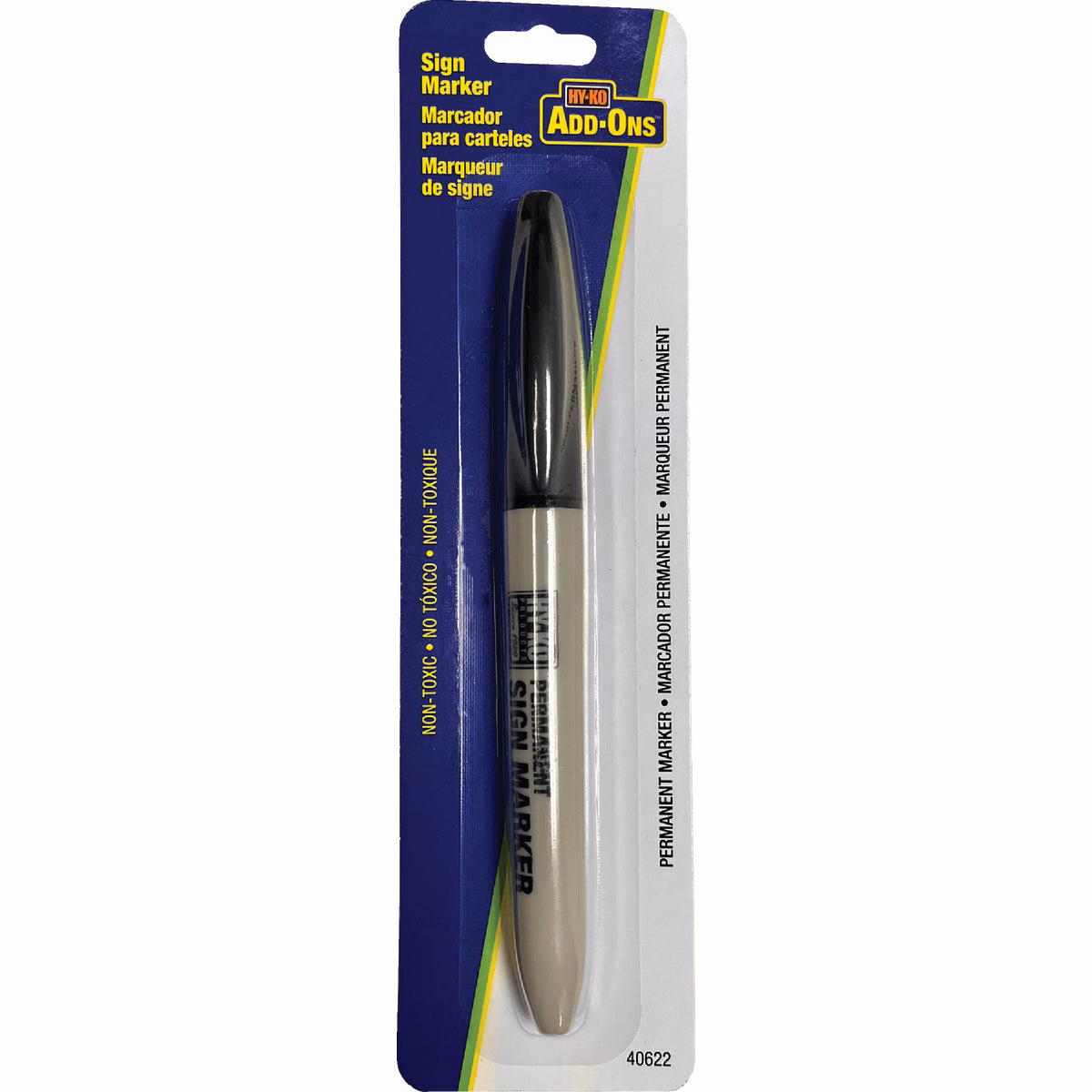 Hy-Ko Black Bold Tip Permanent Sign Marker