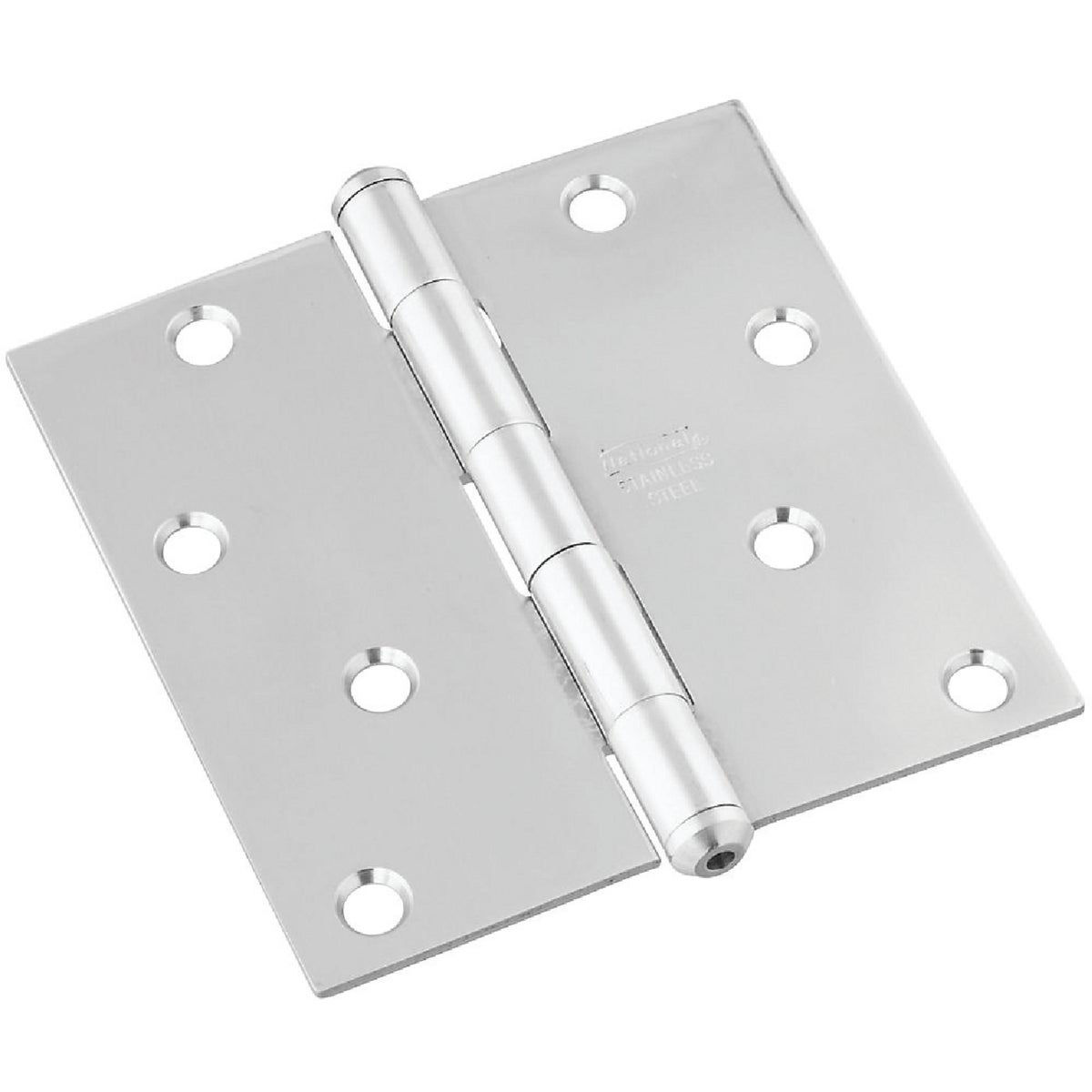 National Hardware 4 In. Square Stainless Steel Door Hinge