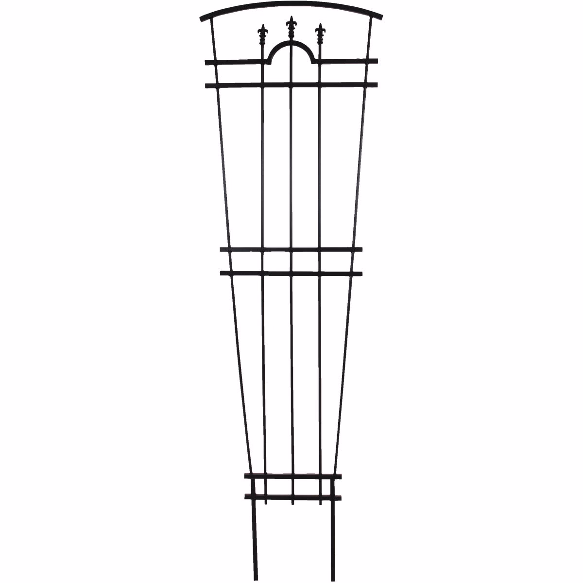 Best Garden Steel Fan Black Trellis