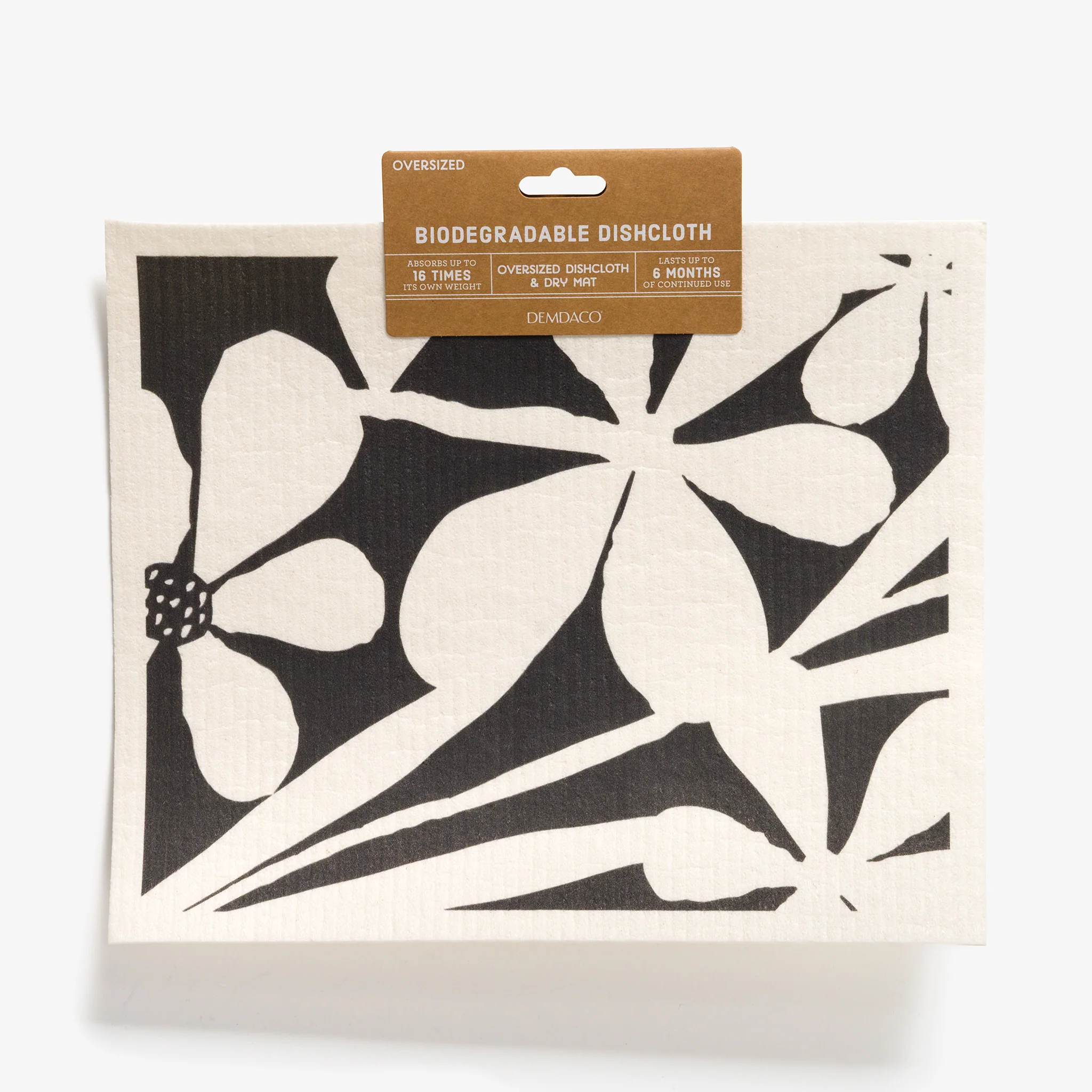 Bold Floral Extra Large Biodegradable Dish Cloth