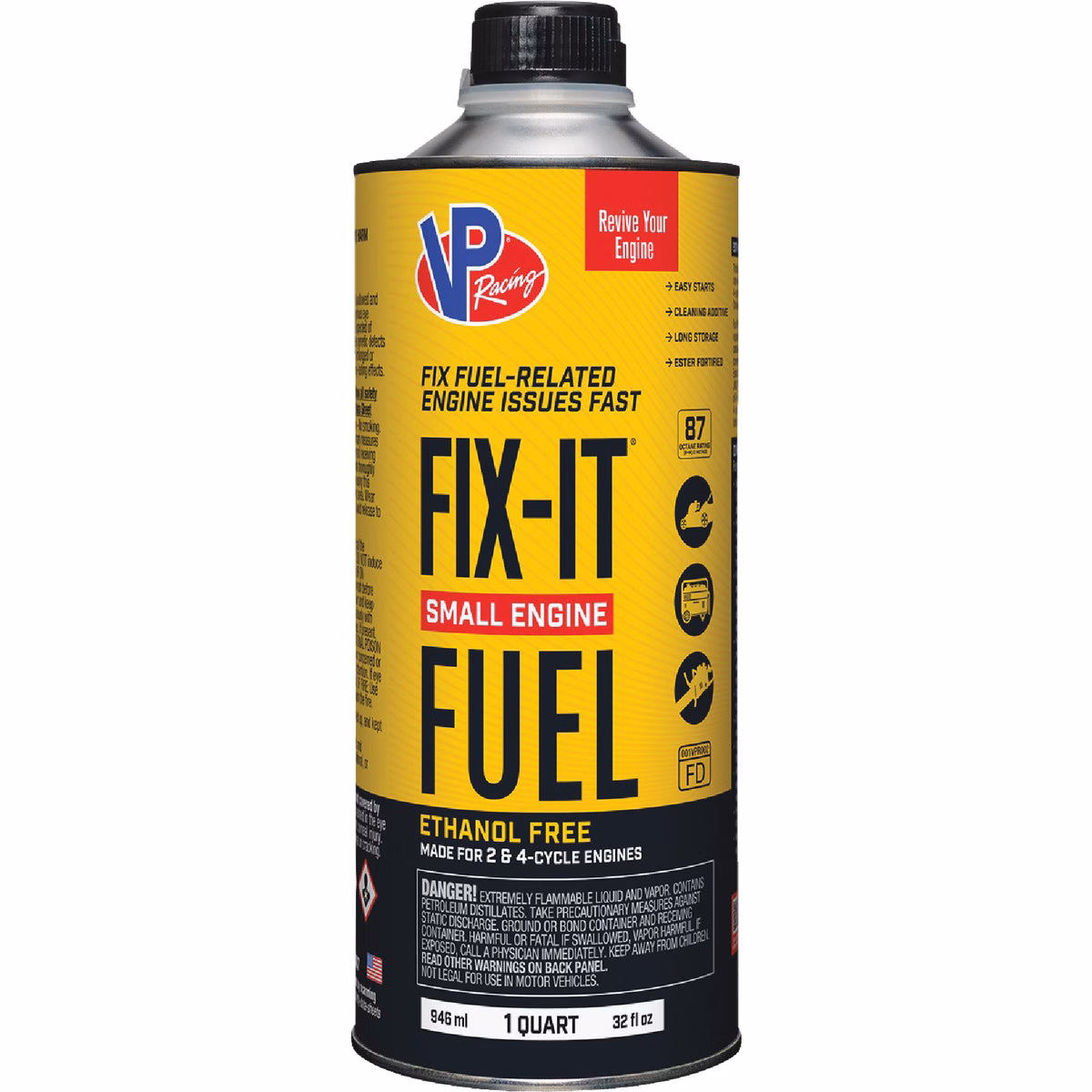 VP Racing Fuels 32 Oz. Fix-It Fuel System Cleaner with Mechanic In-a-Bottle