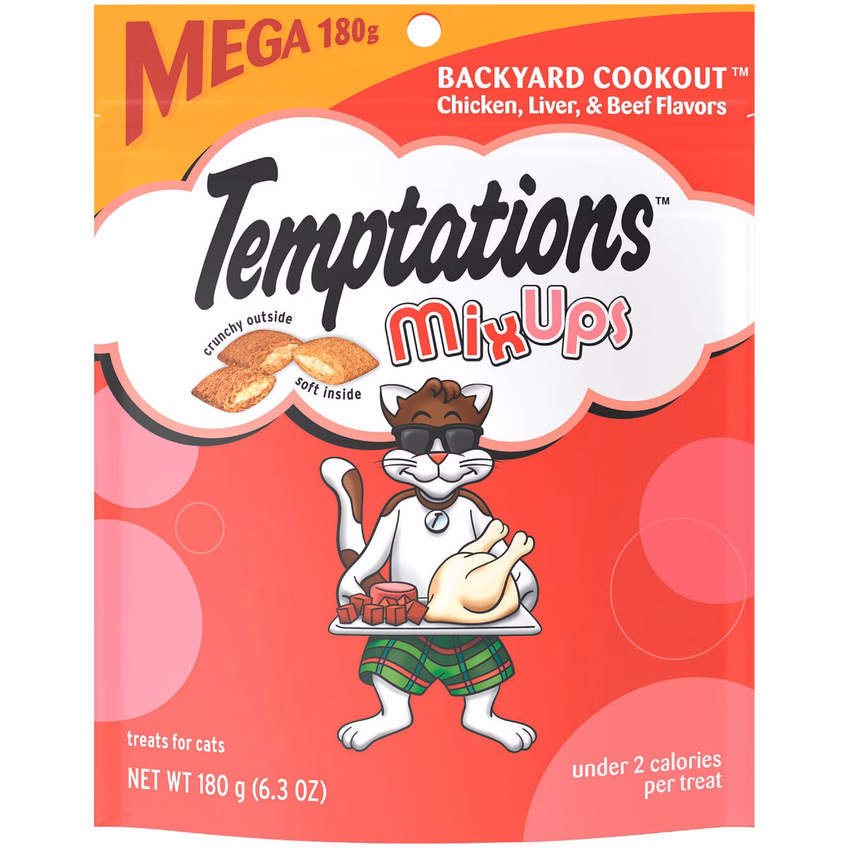 Temptations Mix Ups Backyard Cookout 6.3 Oz. Cat Treats