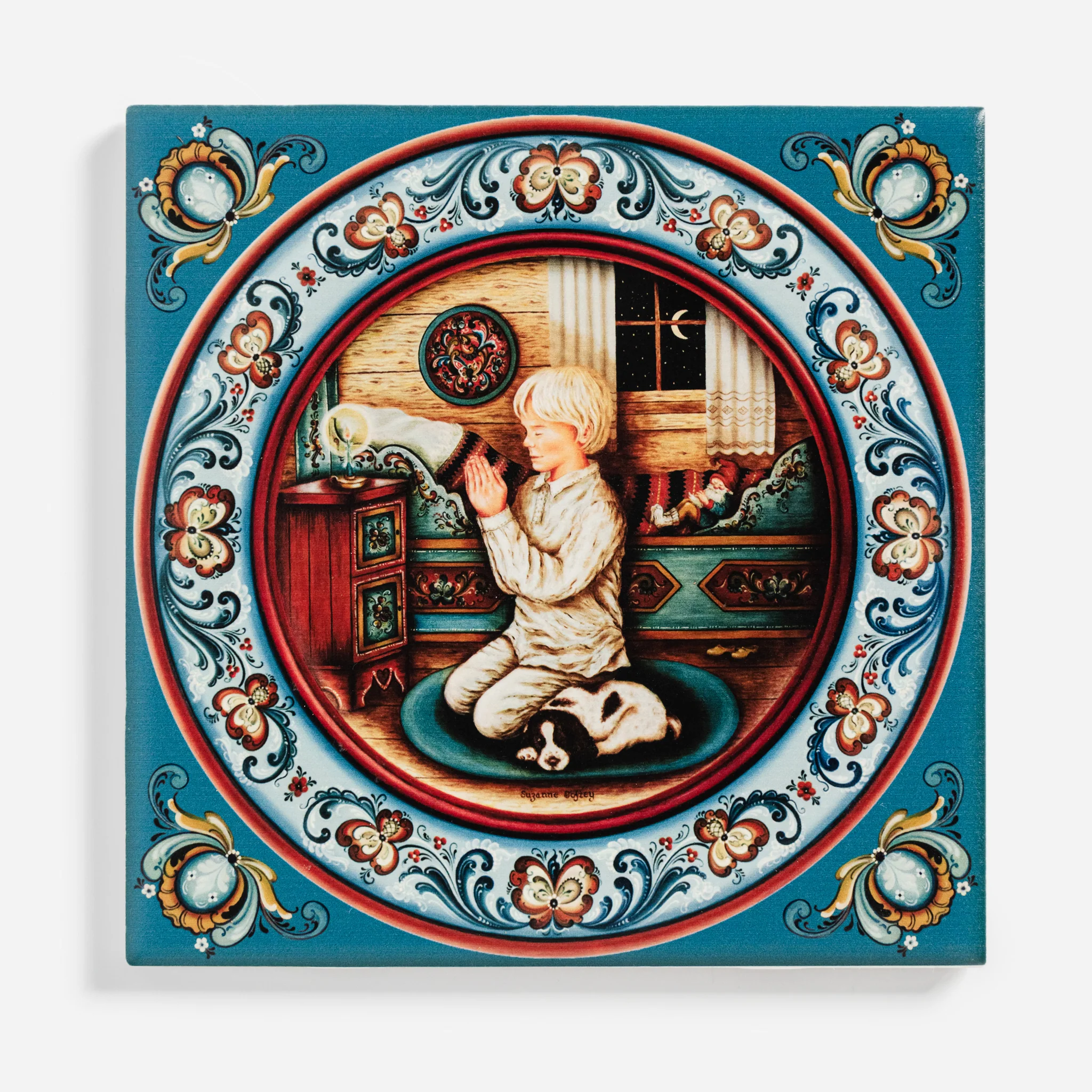 Boys Prayer – Trivet Designed by Suzanne Toftey