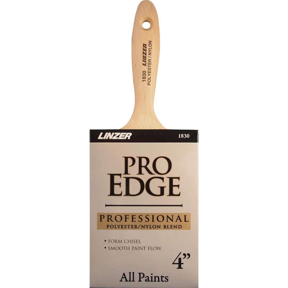 Linzer Pro Edge 4 In. Flat Wall Paint Brush