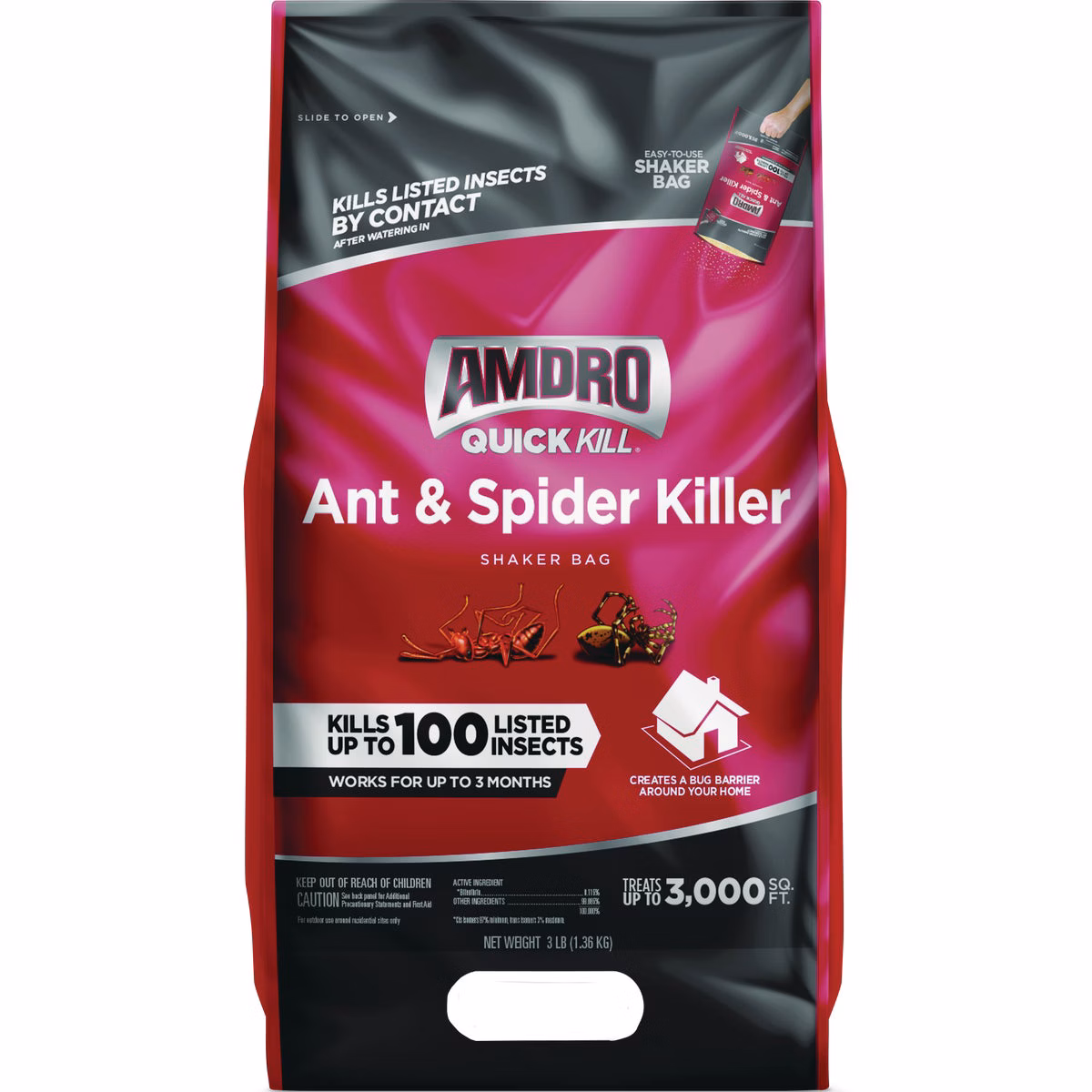 Amdro Quick Kill 3 Lb. Ready to Use Granules Ant & Spider Killer