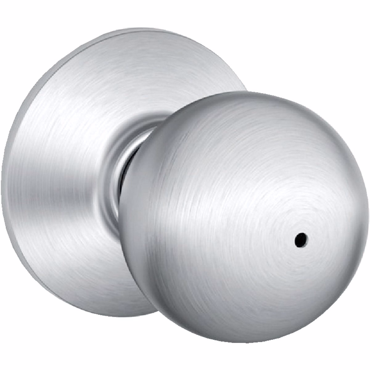Schlage Orbit Satin Chrome Bed & Bath Door Knob