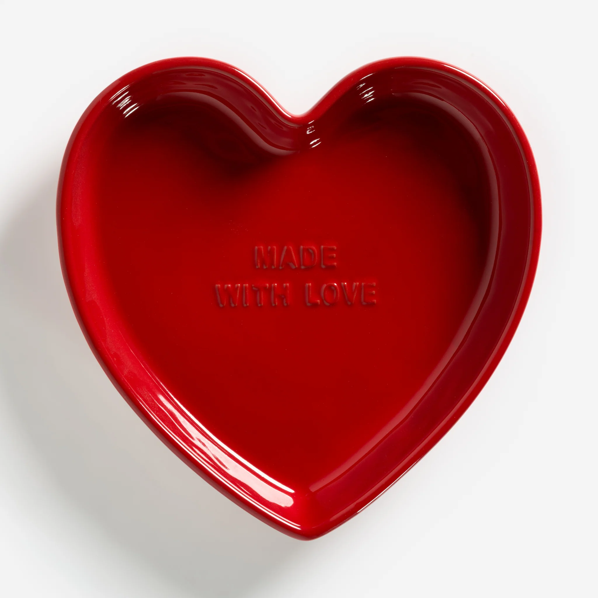 Made with Love Heart Baking Dish
