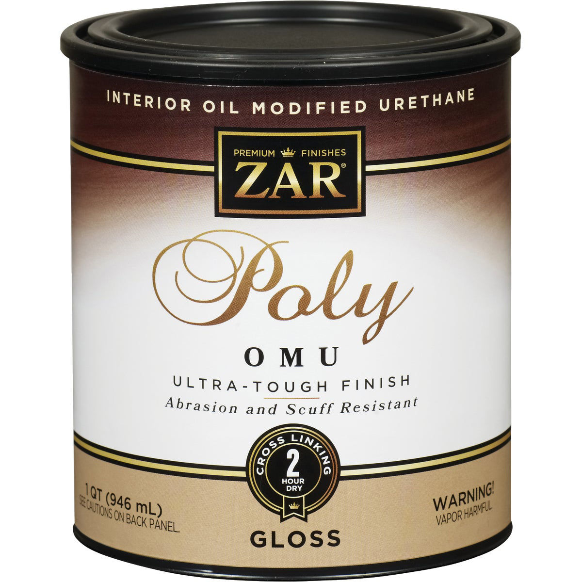 ZAR Gloss Ultra Max Interior Polyurethane, 1 Qt-