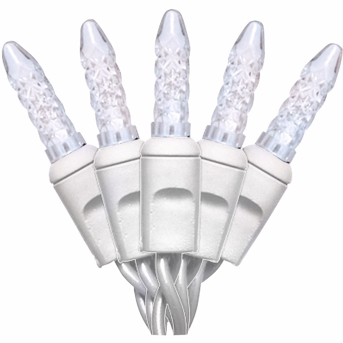 J Hofert Warm White 200-Bulb C3 LED Light Set with White Wire