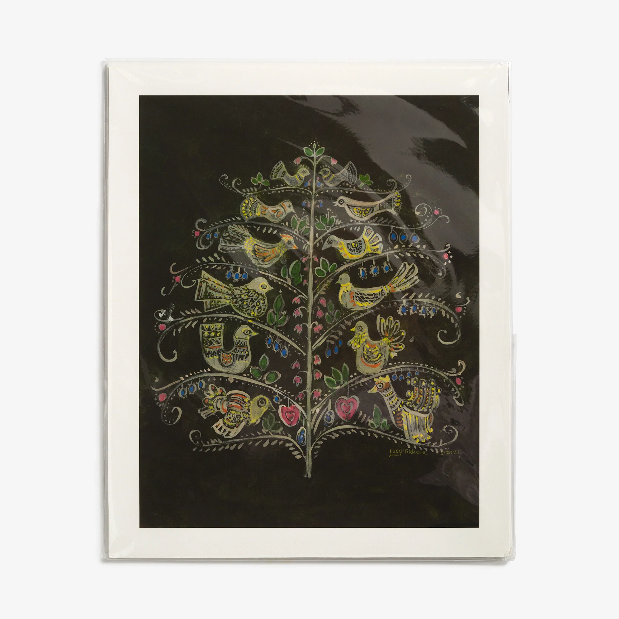 Spring Tree Bird Print by Tokheim