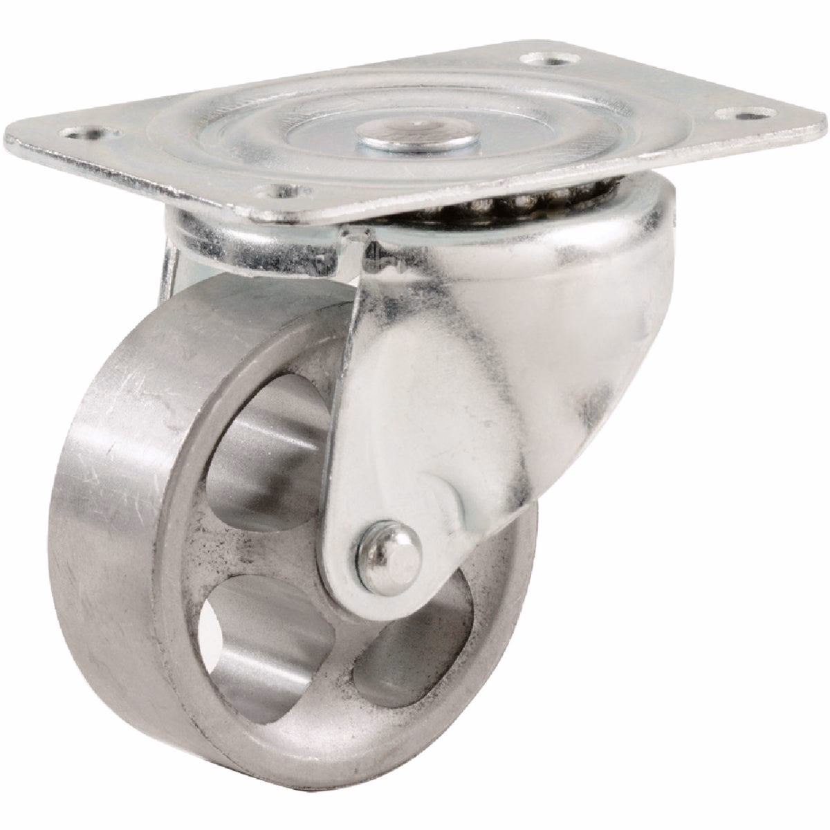 Shepherd Hardware 2-1/2 In. Cast-Iron General-Duty Swivel Plate Caster