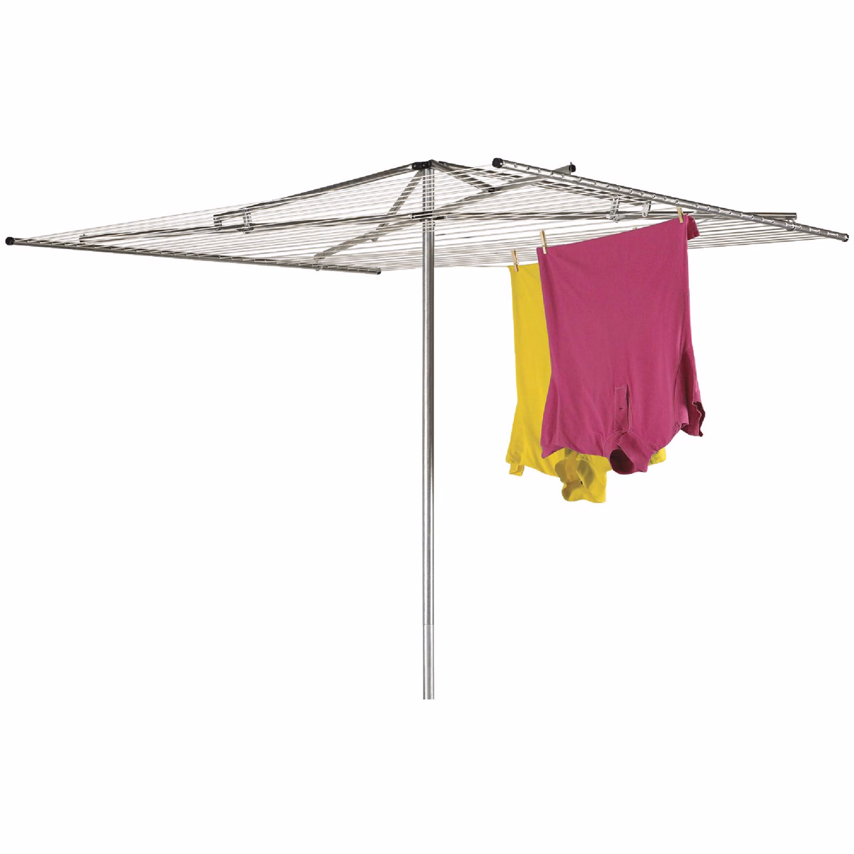 Household Essentials Sunline 72 In. x 72 In. 210 Ft. Drying Area Umbrella Style Clothes Dryer