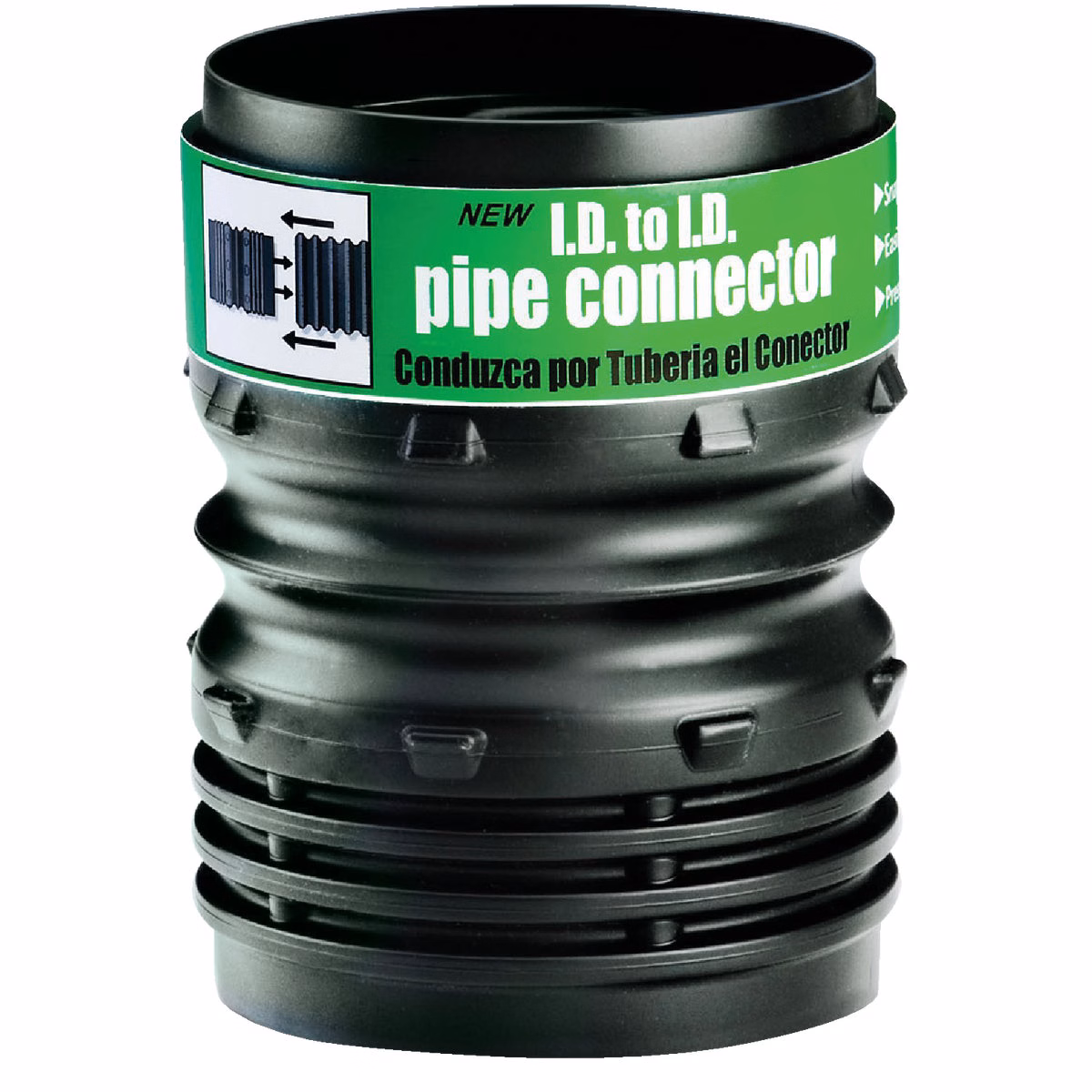Amerimax 4 In. Universal Plastic Corrugated Connetor