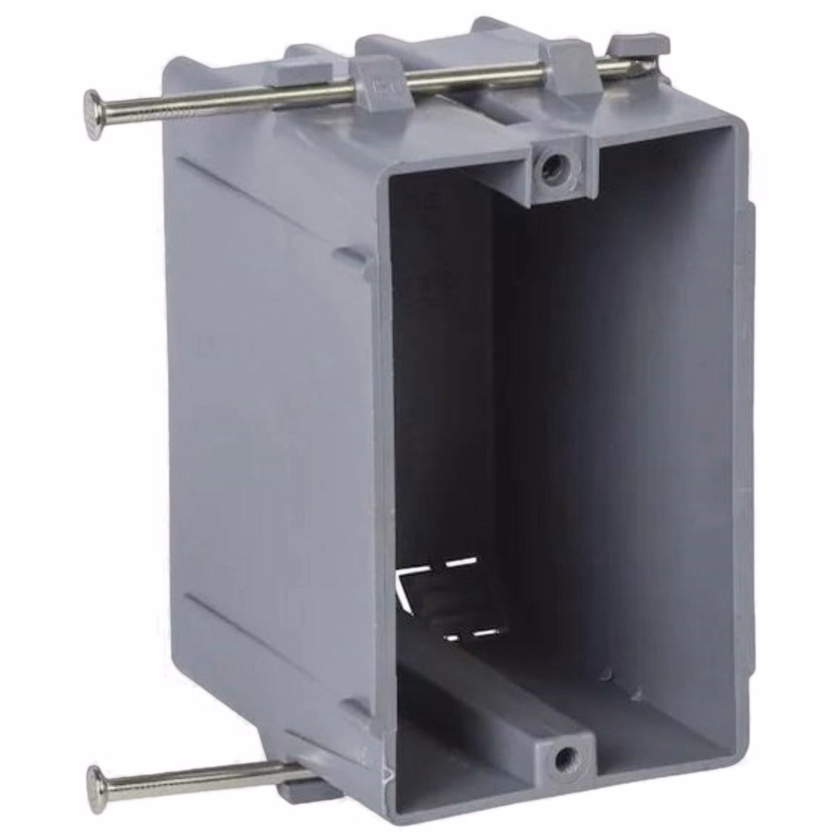 Gardner Bender 1-Gang PVC New Work Wall Electrical Box, 18 Cu. In.-