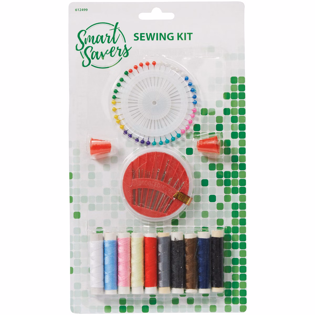 Smart Savers 14-Piece Travel Sewing Kit-