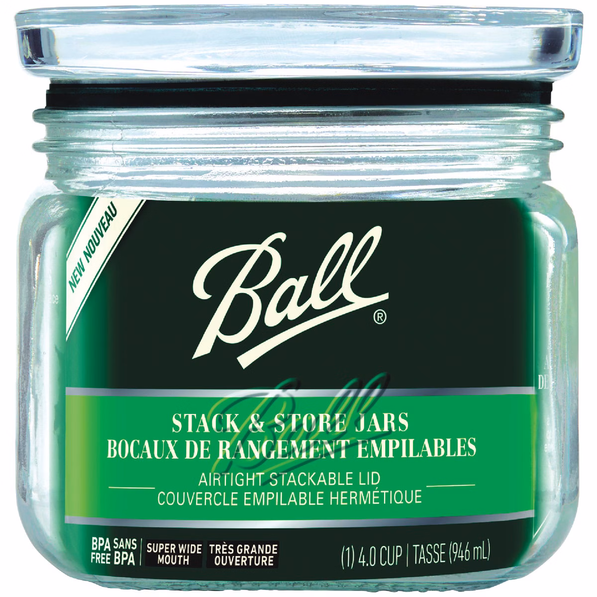 Ball 1 Qt. Stack & Store Jar