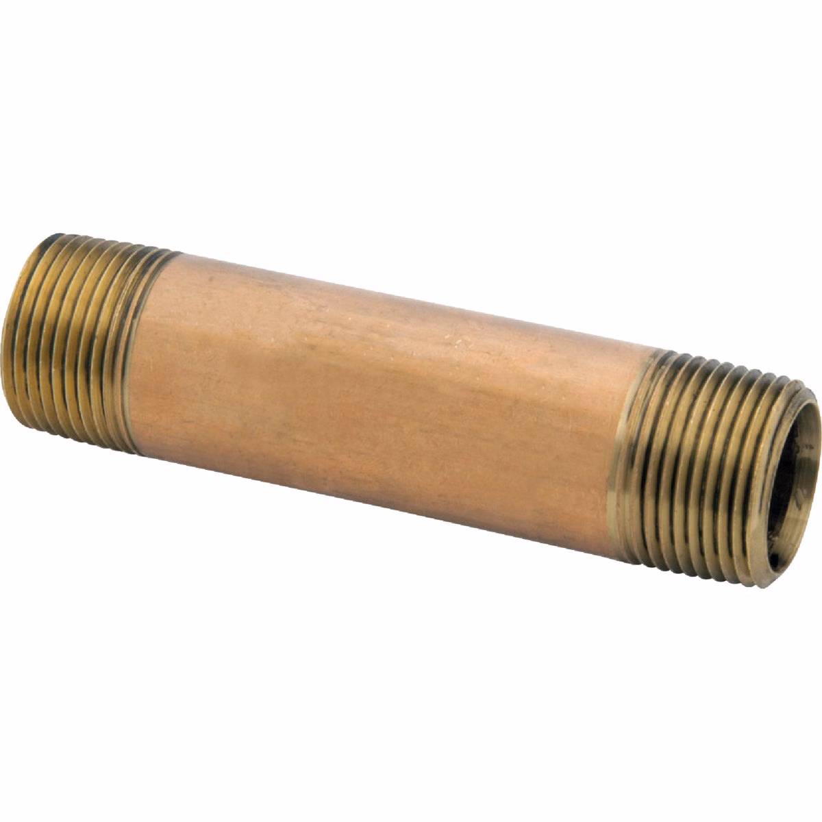 Anderson Metals 1 In. x 5 In. Red Brass Nipple