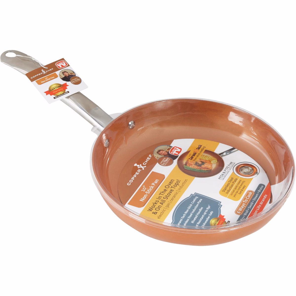 Copper Chef 10 In. Copper Non-Stick Round Fry Pan