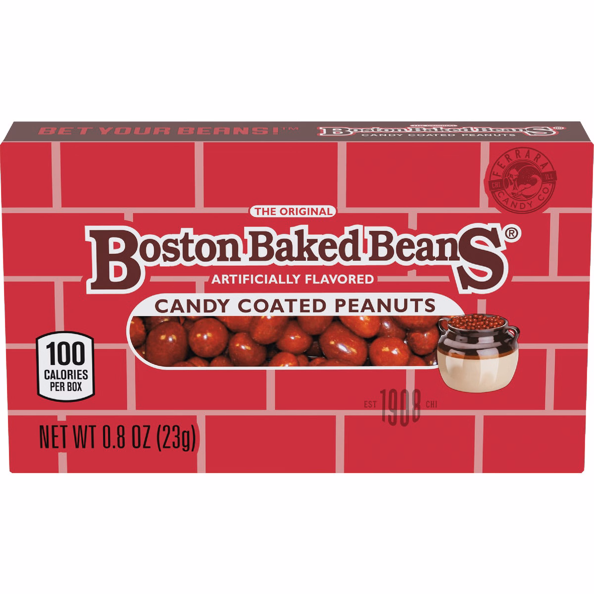 Ferrara Pan Candy Covered Peanuts 0.8 Oz. Boston Baked Beans