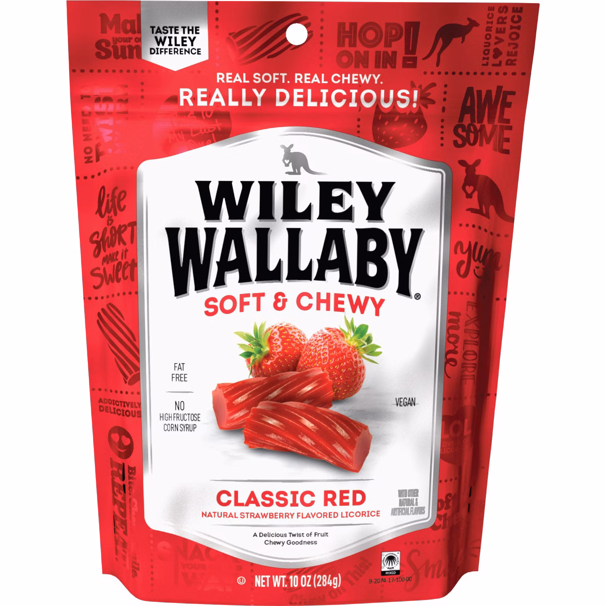 Wiley Wallaby Red Licorice 10 Oz. Candy