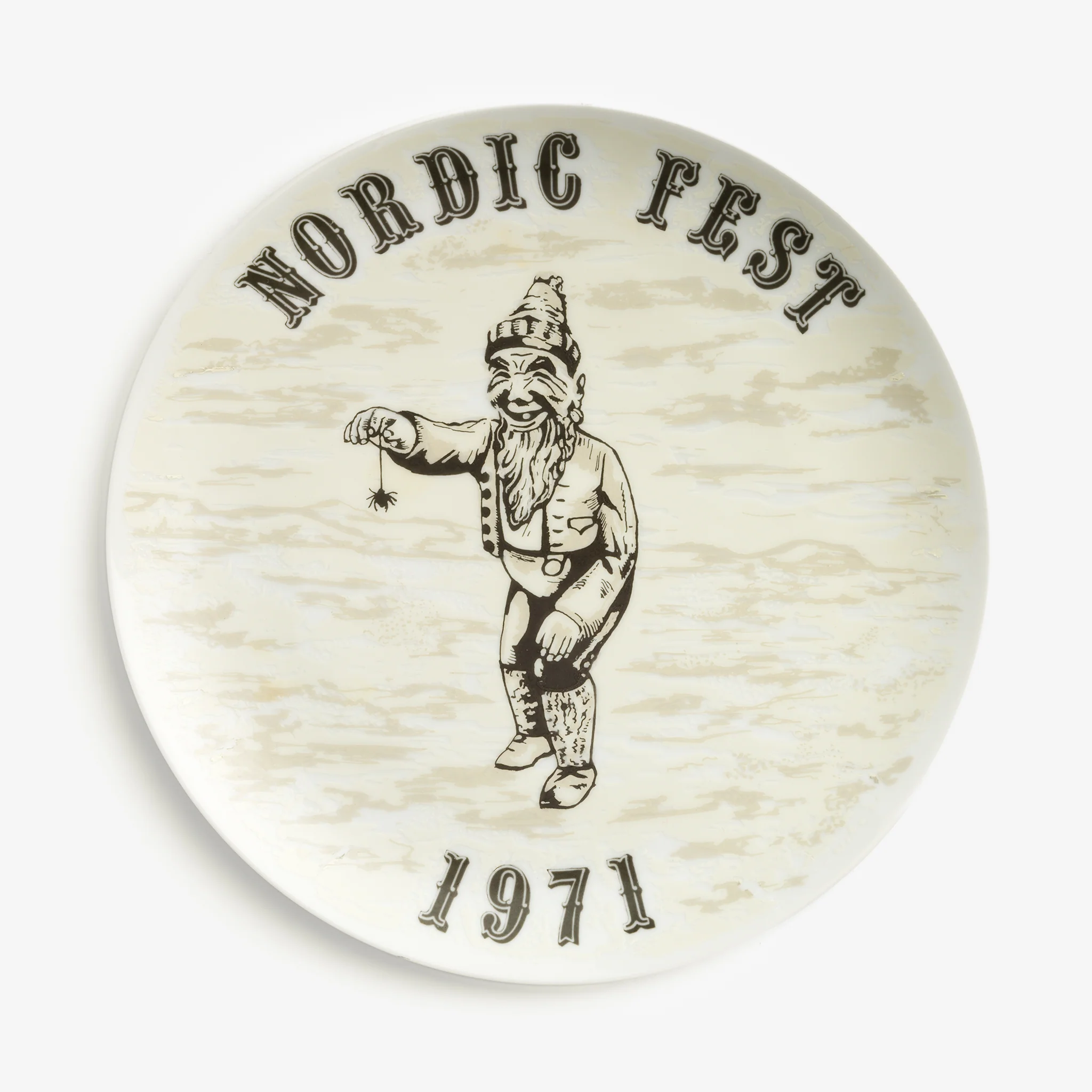 Vintage Nordic Fest Plate