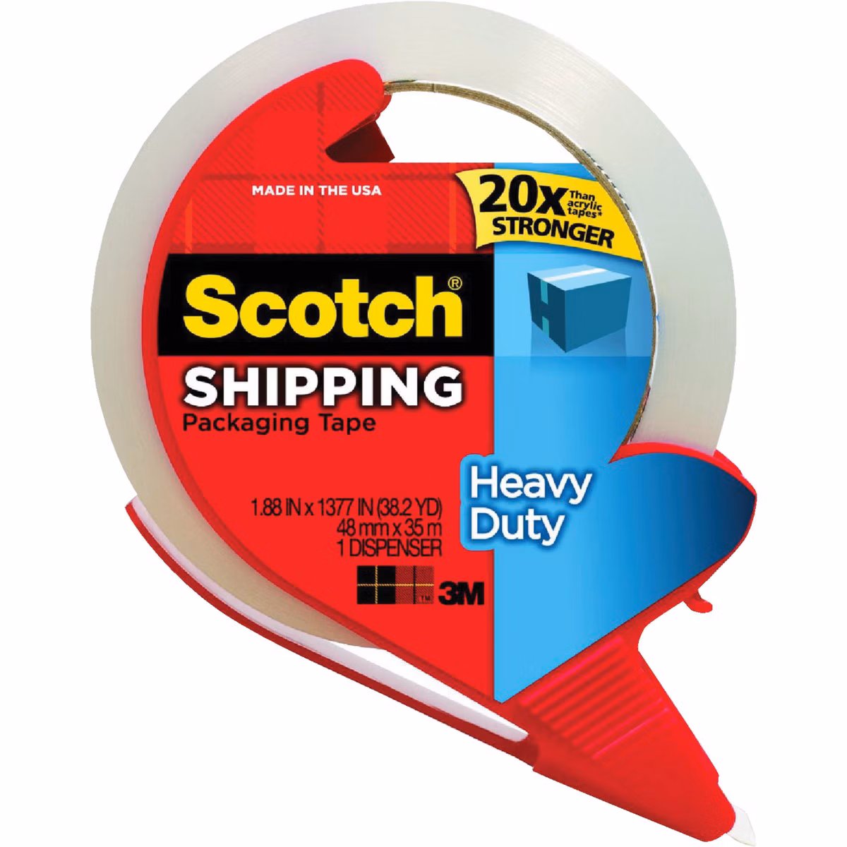 Scotch 1.88 In. x 38.2 Yd. Clear Packaging Tape with Refillable Dispenser
