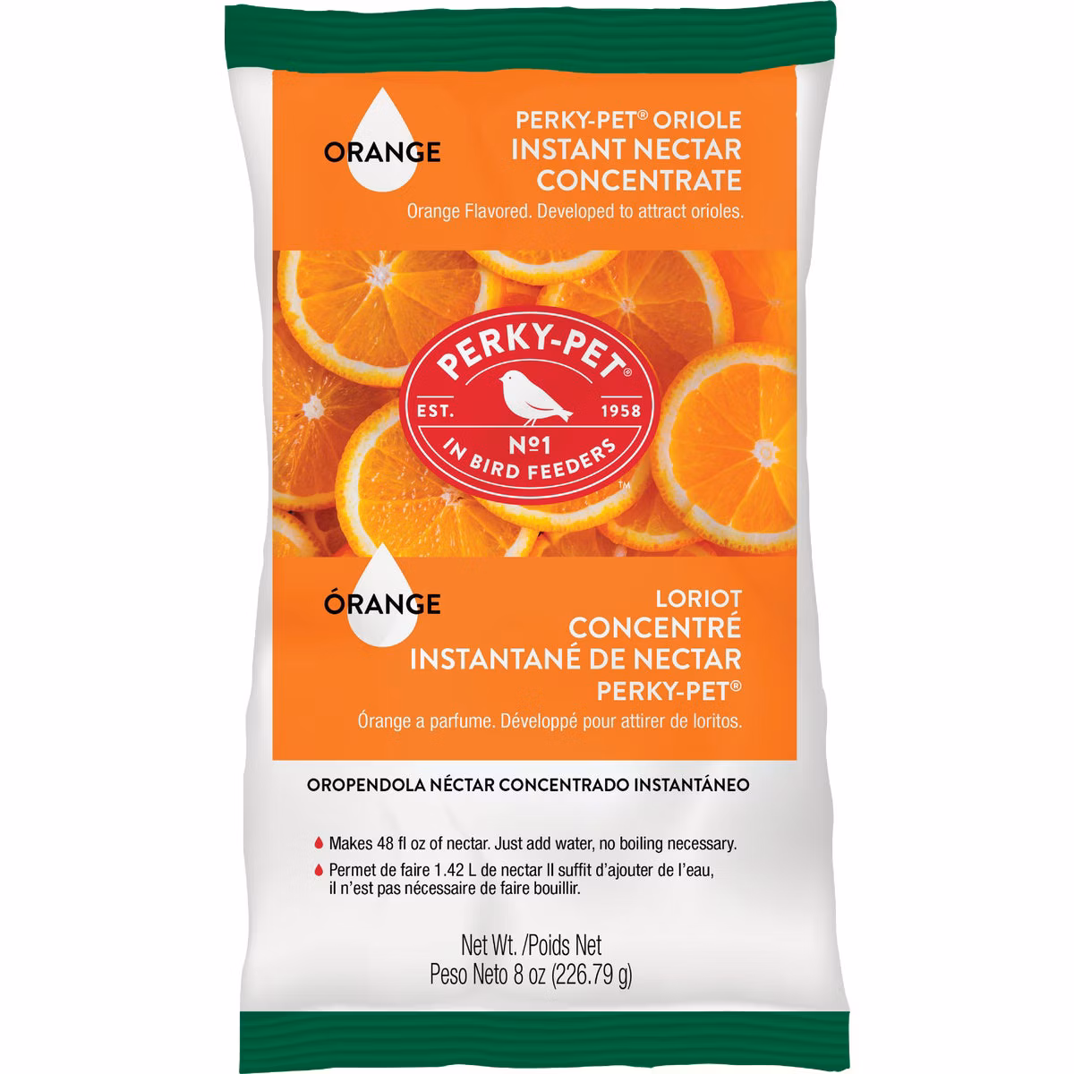 Perky-Pet 8 Oz. Orange Powder Concentrate Oriole Nectar