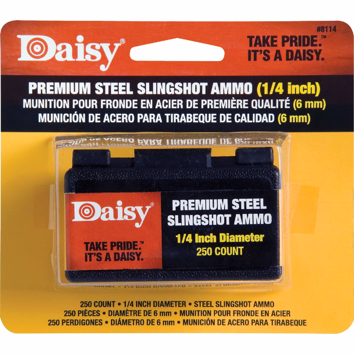 Daisy Premium Steel 1/4 in. Slingshot Ammunition (250-Count)