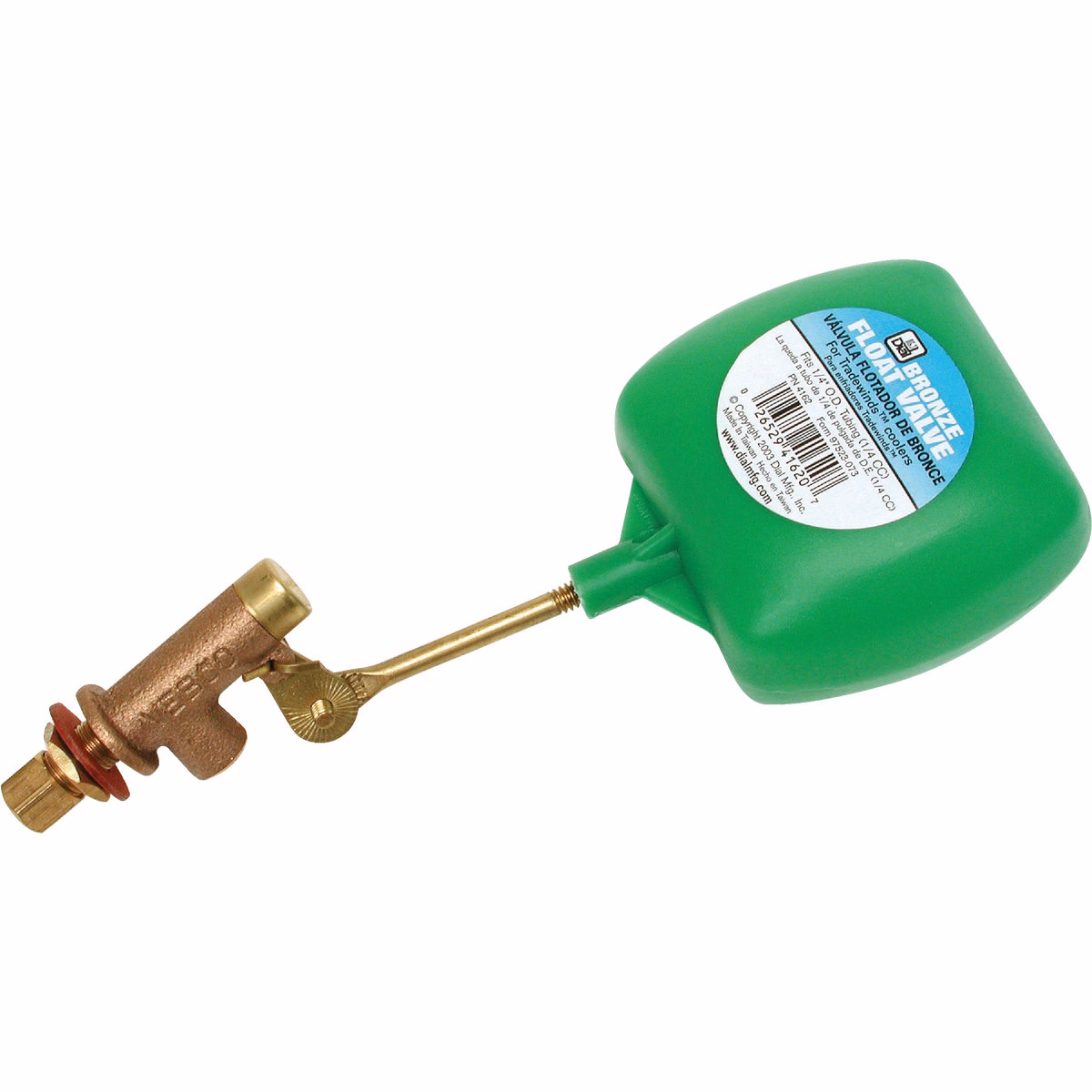Dial 1/4 In. Brass Heavy-Duty Evaporative Cooler Valve with 3 In. Arm