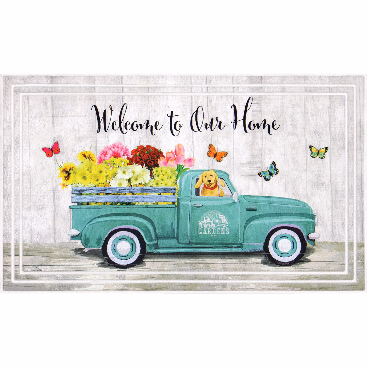 Apache Fashionables Welcome To Our Home Garden Truck Door Mat