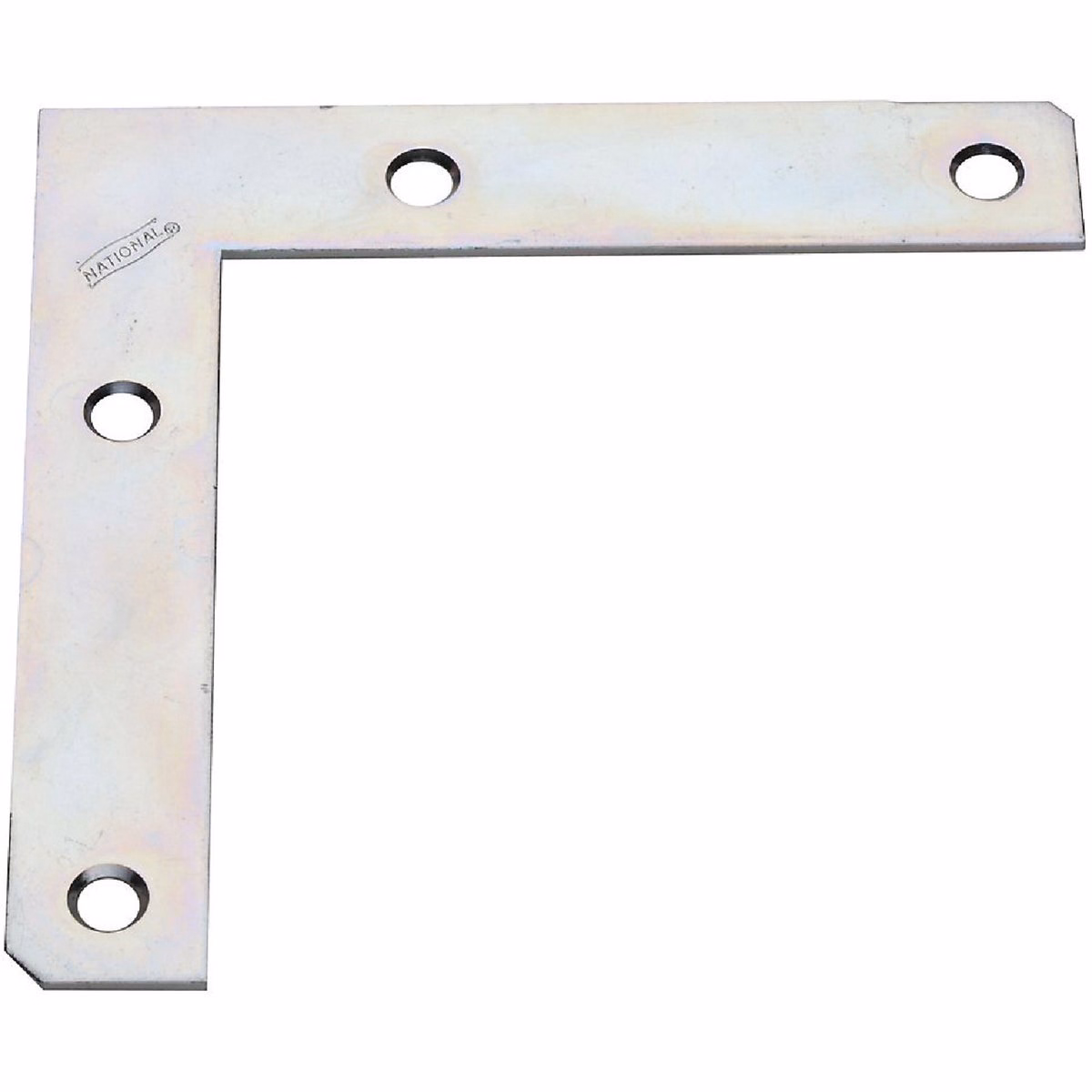 National Hardware 5 In. x 7/8 In. Zinc Flat Corner Iron