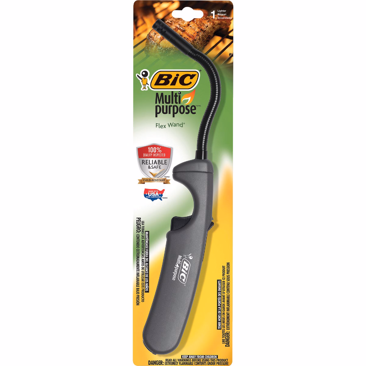 BIC Nonrefillable Flexible Stem Utility Butane Lighter