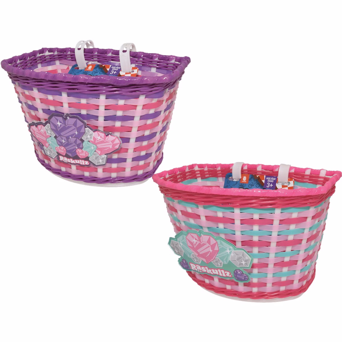 Bell Sports Raskullz Plastic Unicorn Handle Bicycle Basket