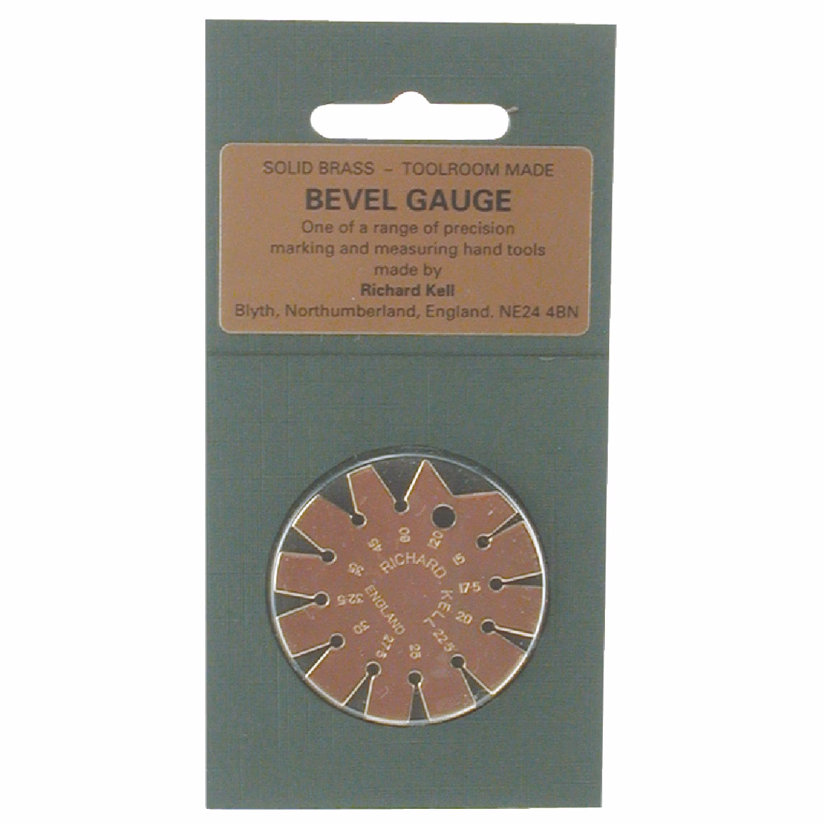 Robert Larson Solid Brass Bevel Gauge