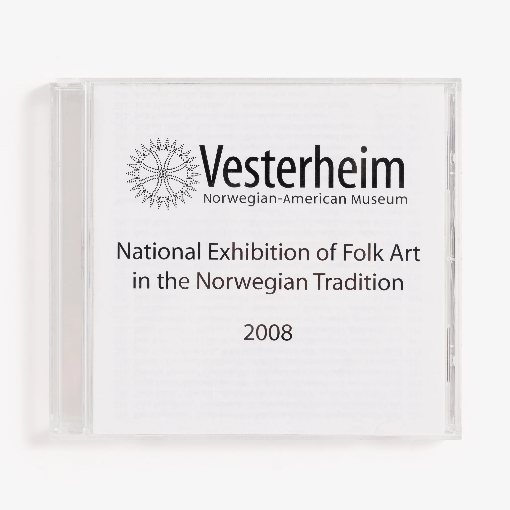 2008 National Exhibition of Folk Art in the Norwegian Tradition – CD of Images