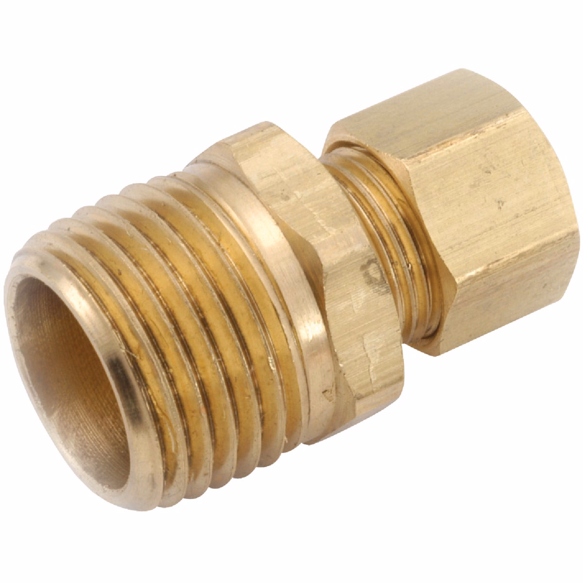 Anderson Metals 7/8 In. x 3/4 In. Brass Male Union Compression Adapter