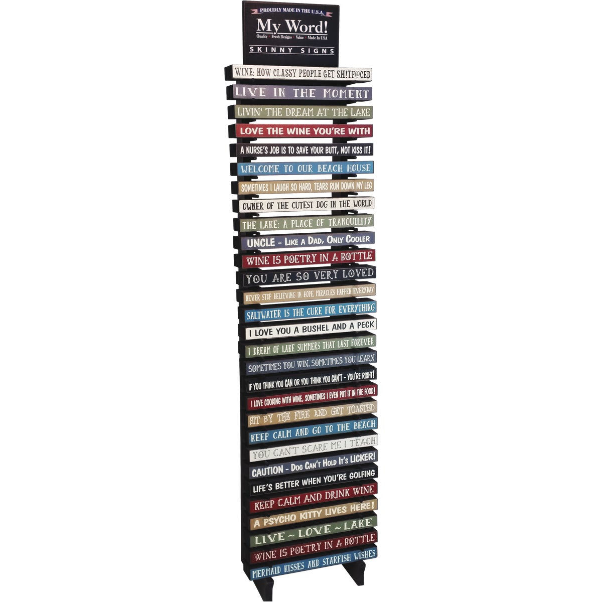 My Word! Best Seller Skinnies Single Side Display (87-Piece)