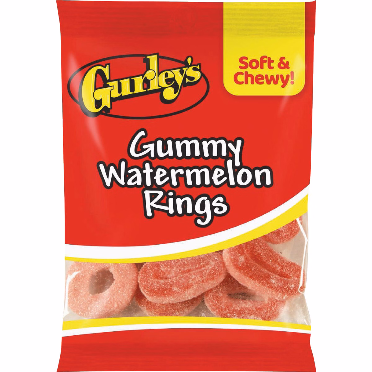 Gurley's 4.5 Oz. Gummy Watermelon Rings