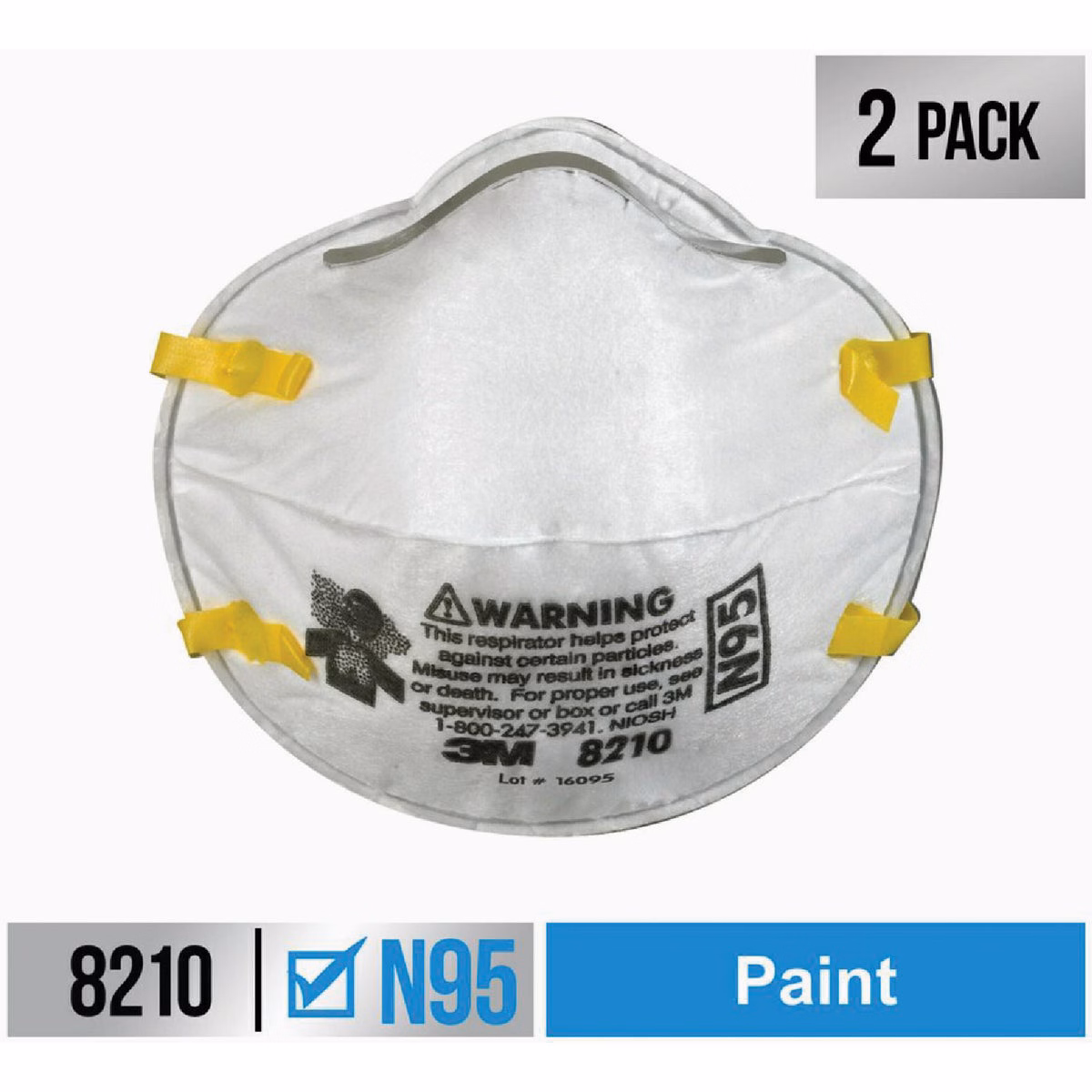 3M N95 Performance Particulate Respirator for Paint Prep