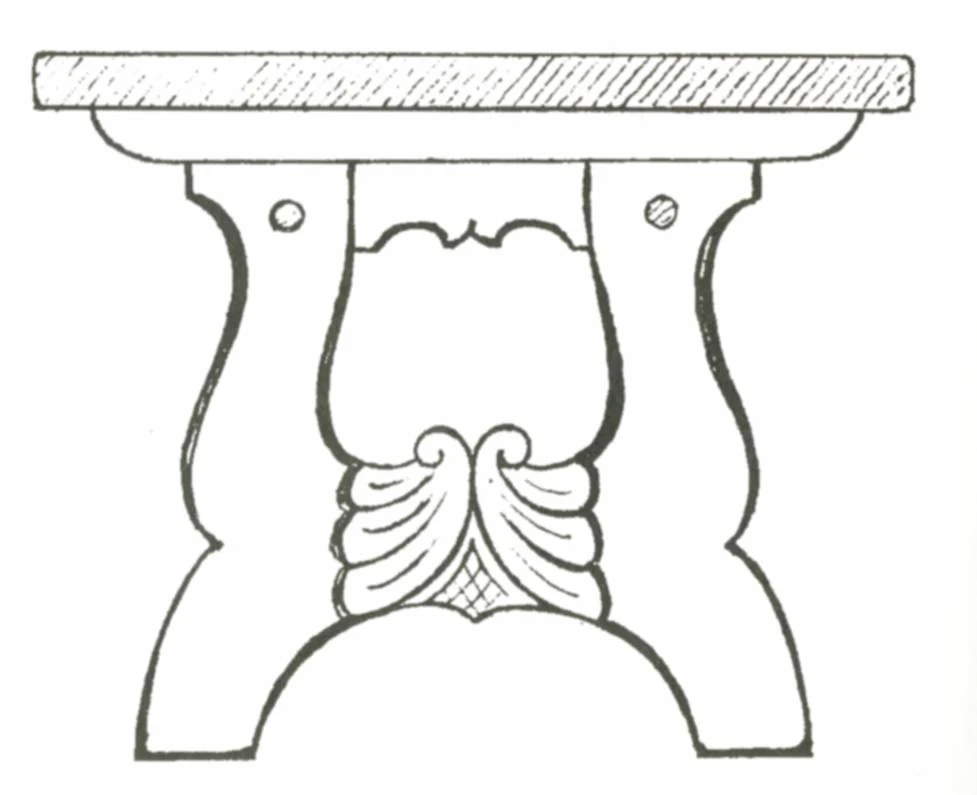 Amrud Acanthus Carving Pattern #41- Sofabord (Coffee Table)