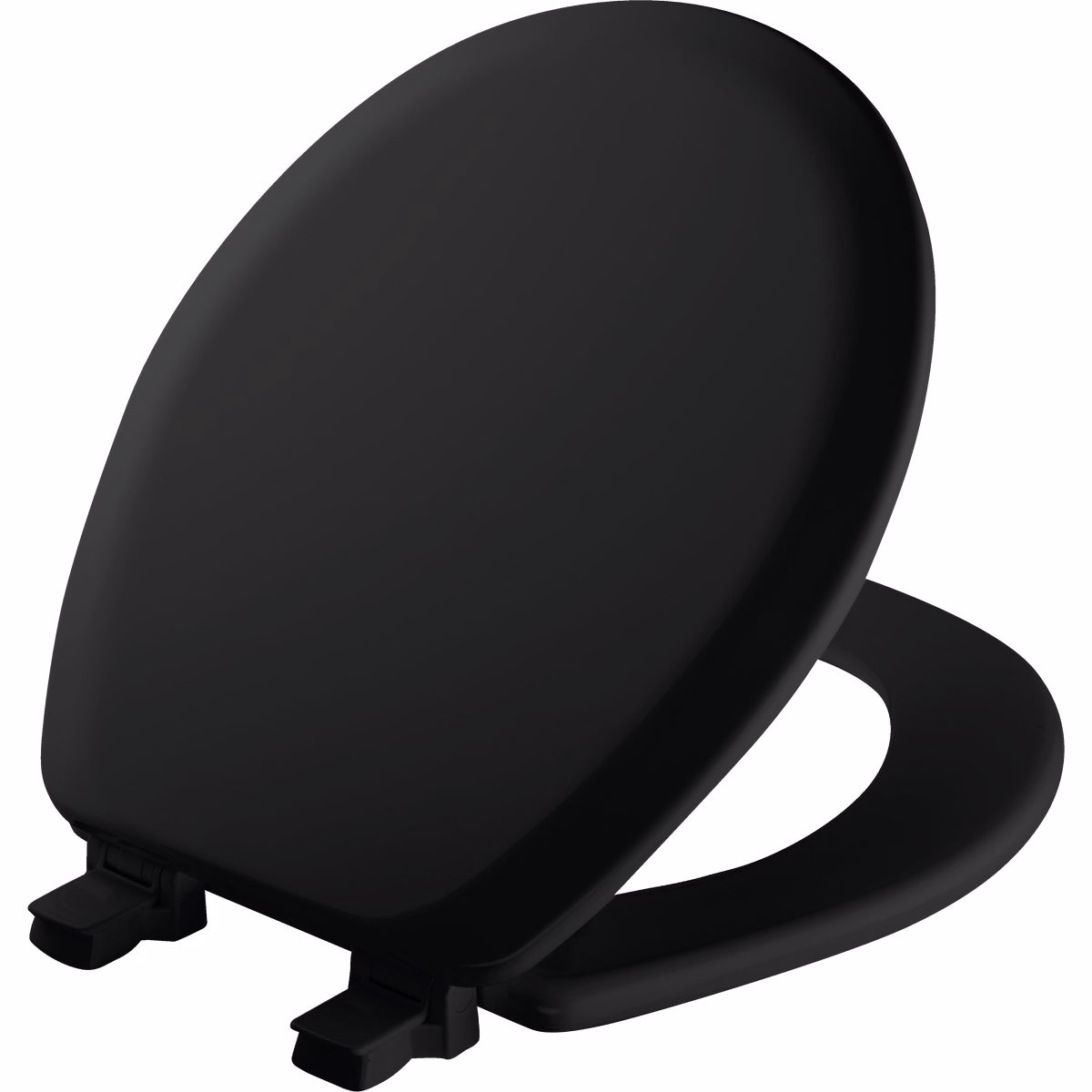 Bemis Mayfair Advantage Round Closed Front Black Wood Toilet Seat
