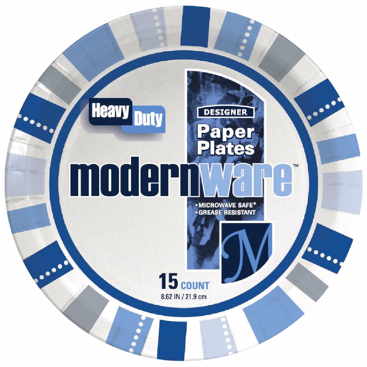 AJM 9 In. Encore Paper Plate (15-Count)