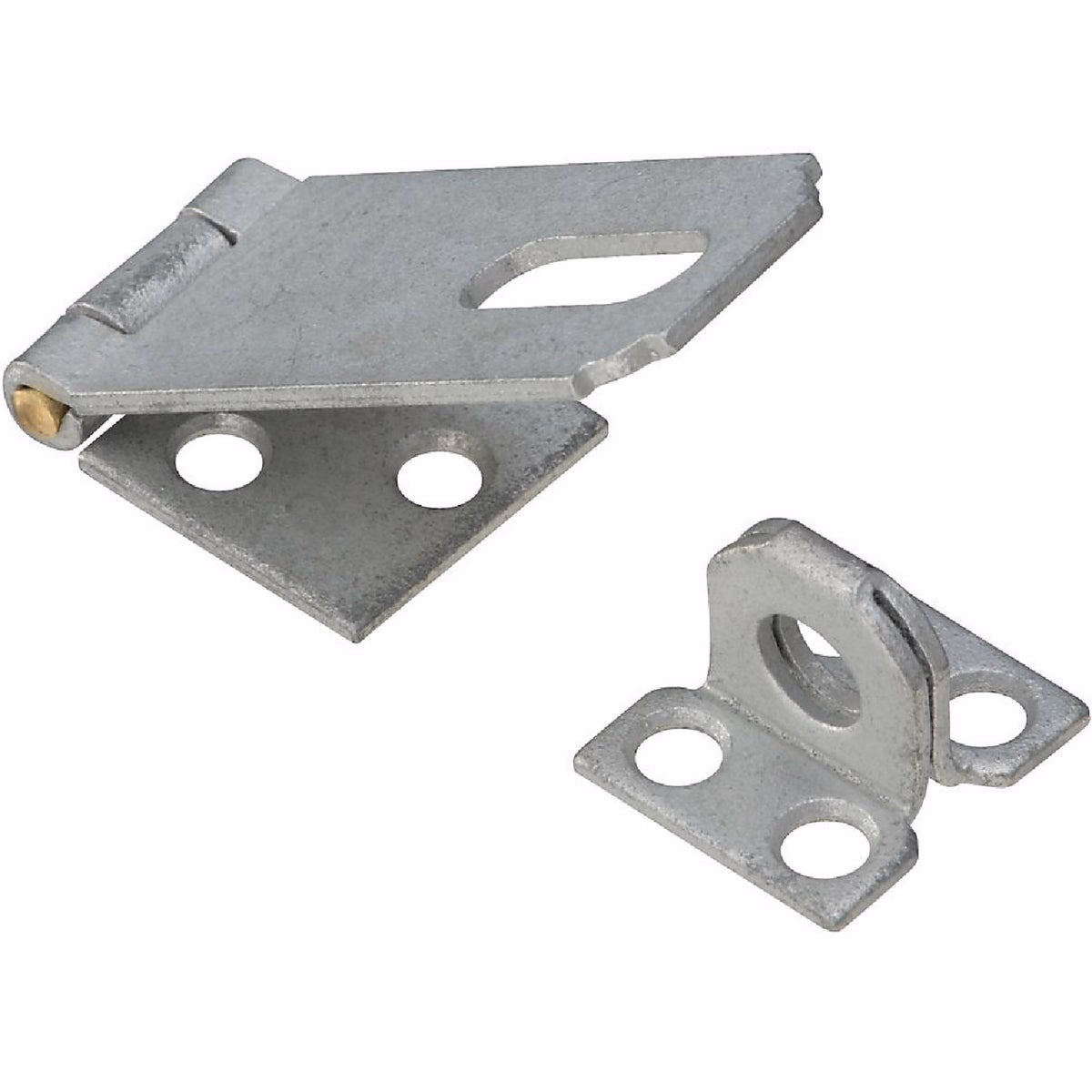 National Hardware 2-1/2 In. Galvanized Non-Swivel Safety Hasp