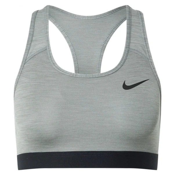 Nike Women’s Medium Support Unpadded Sports Bra (Heather Grey)