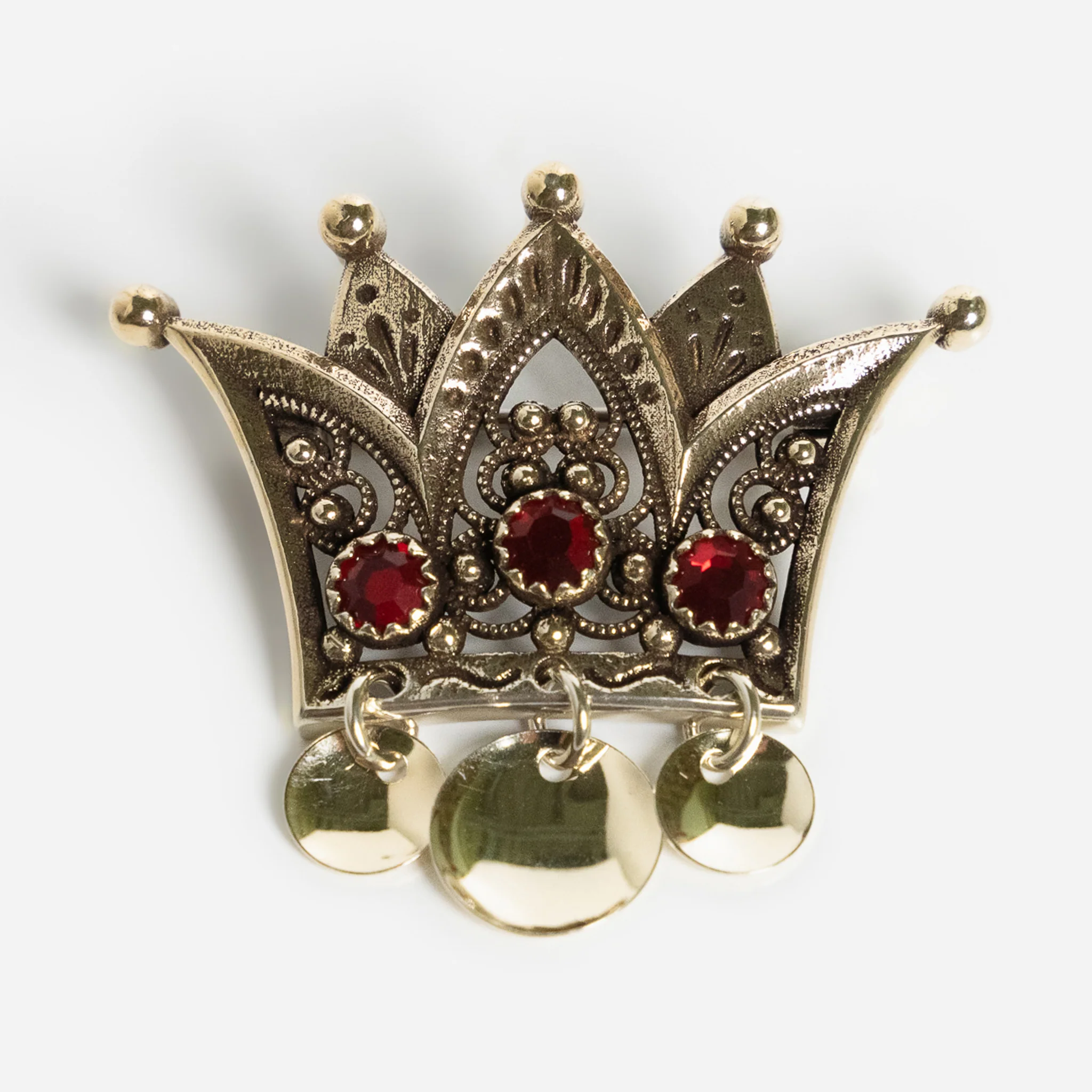 Crown Sølje Brooch by Sylvsmidja