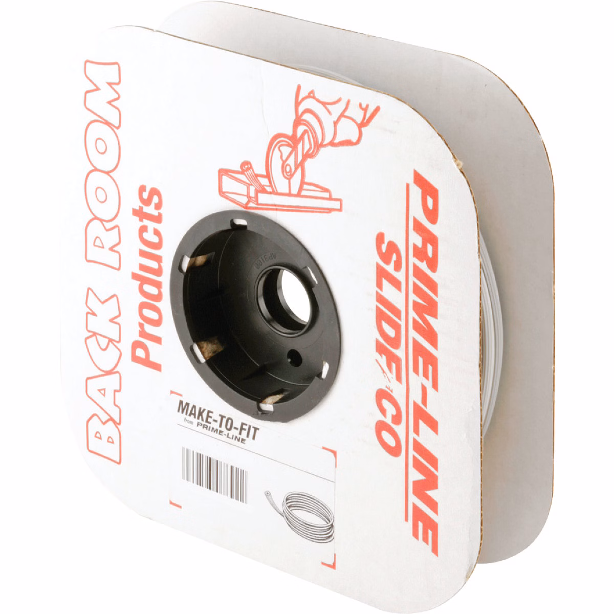 Prime-Line 0.140 In. Dia. x 250 Ft. L. Gray Vinyl Screen Retainer Spline